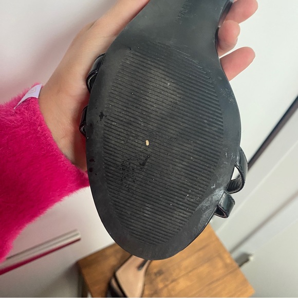 [WIDE WIDTH] Well loved lane Bryant scrappy side width sandal heels! - Picture 8 of 9